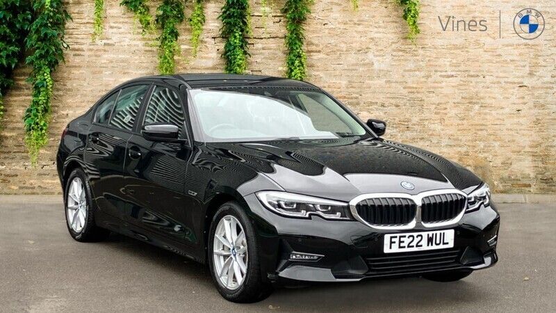 Black Used 2022 BMW 330e Sport Line | £20,989 - Image 1/4