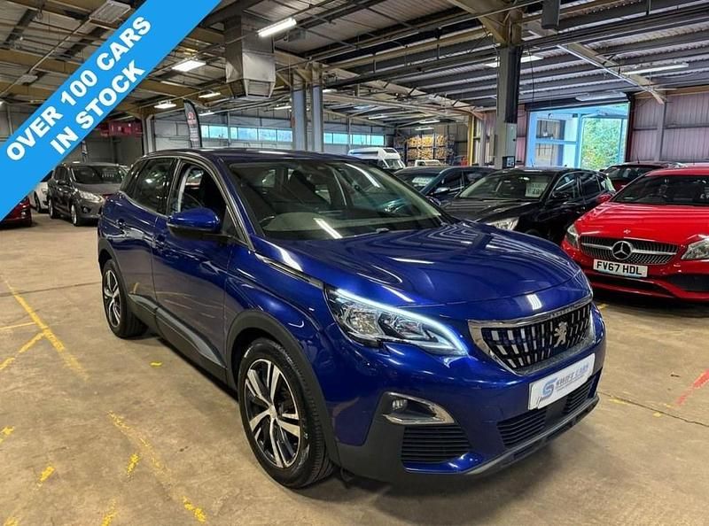 Blue Used 2017 Peugeot 3008 Active Hatchback | £7,990 (Expensive) - Image 1/4