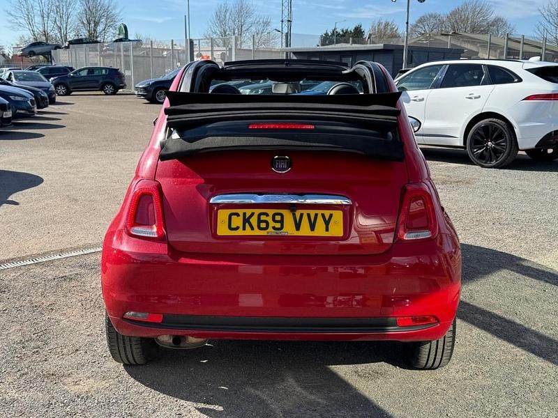 Used Fiat 500 Pop 2019 Red Cabriolet