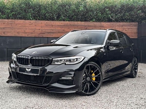 Black Used 2021 BMW 330 M Sport Estate | £22,490 (Good price) - Image 1/4