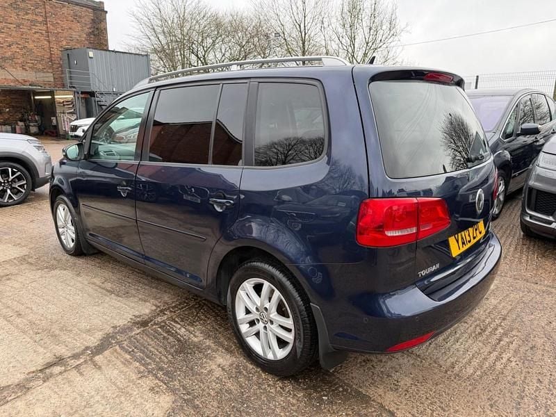 Used VW Touran SE 105 HP (77 kW) 2013 Blue MPV
