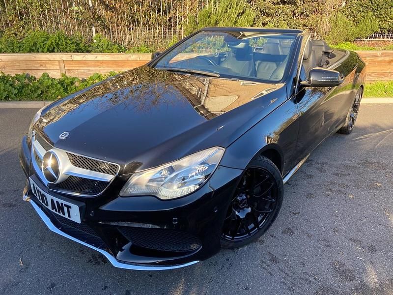 Black Used 2014 Mercedes E350 AMG Cabriolet | £12,995 (Fair price) - Image 1/4