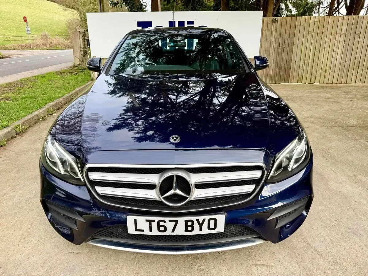 Used Mercedes E220 AMG line 2017 Blue Sedan
