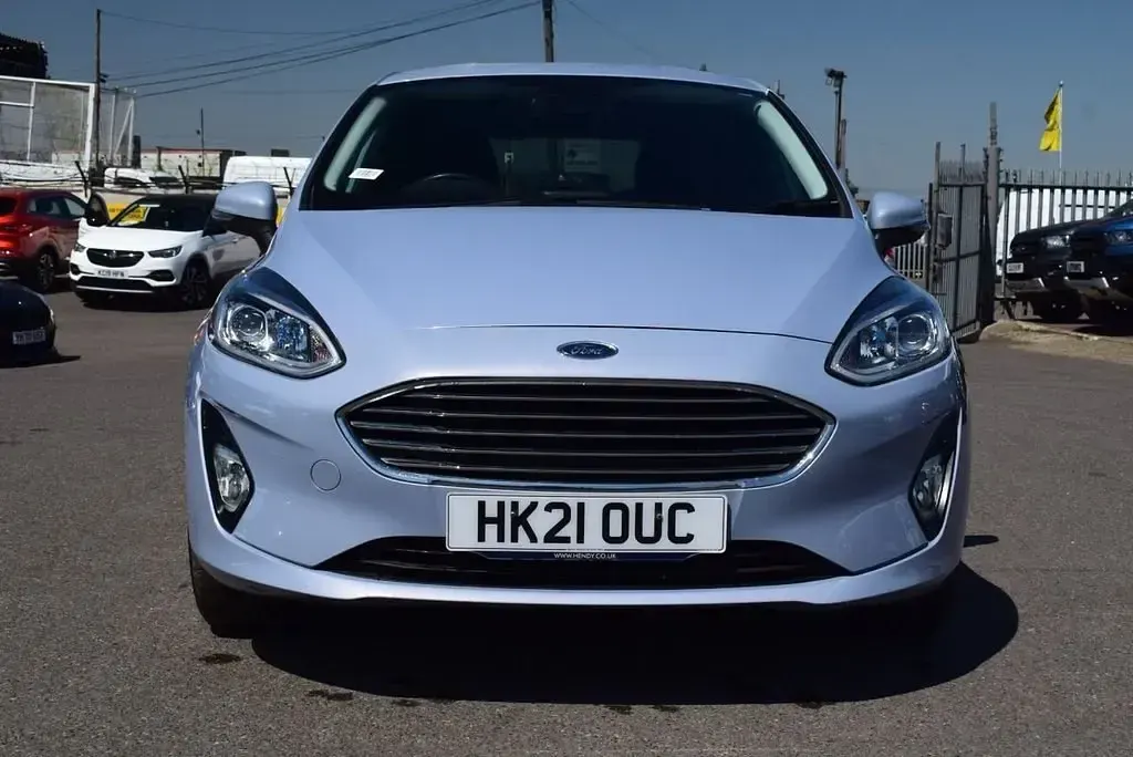 Usado Ford Fiesta Titanium 2021 Azul Citadino