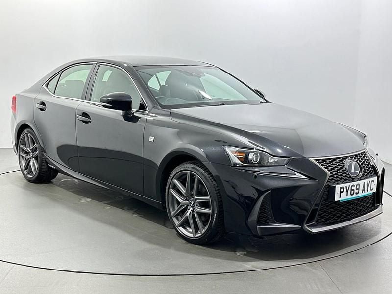 Used Lexus IS300h Sport Line 223 HP (164 kW) 2019 Black Sedan