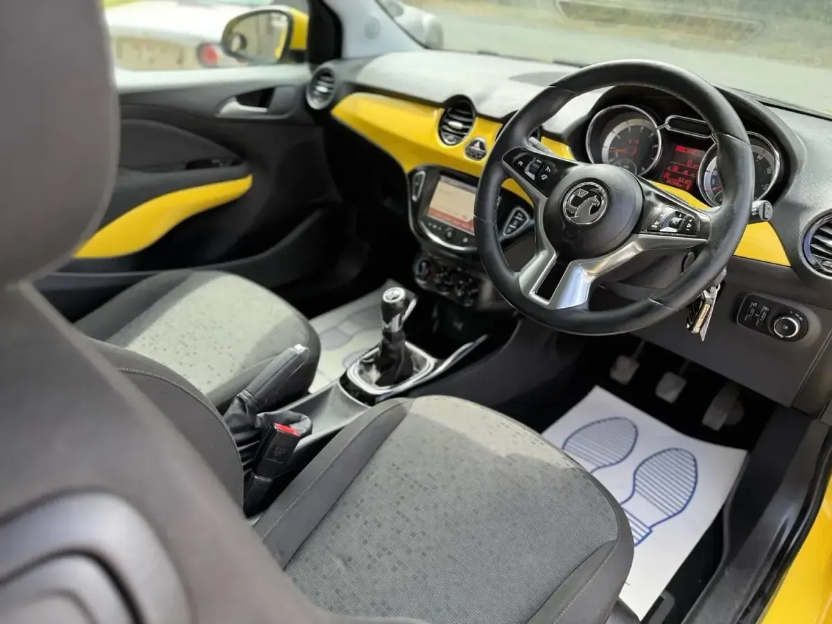 Used Vauxhall Adam Jam 2015 Yellow Hatchback