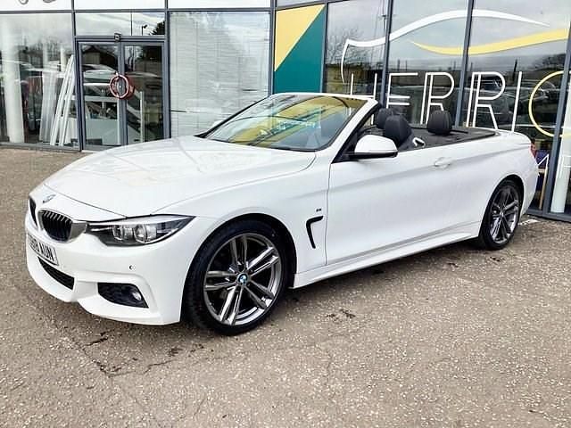 Used BMW 420 M Sport 190 HP (139 kW) 2018 White Cabriolet
