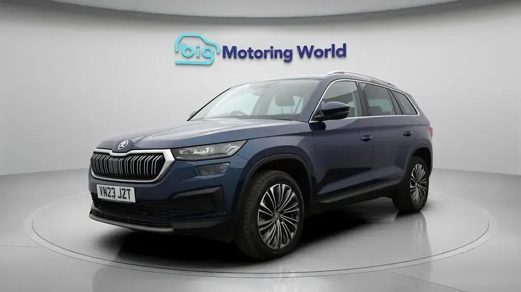 Used Skoda Kodiaq SE L Executive 150 HP (110 kW) 2023 Blue SUV