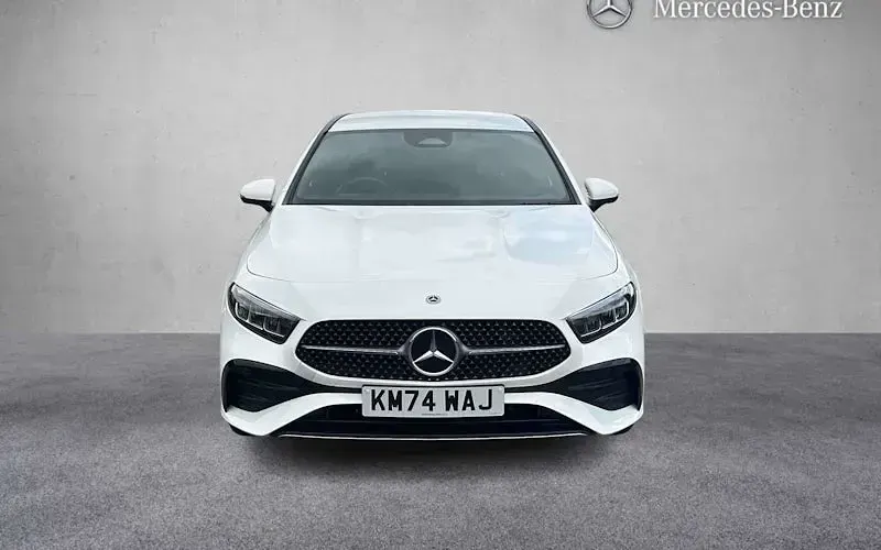 Used Mercedes A250 AMG line 218 HP (160 kW) 2024 White Sedan