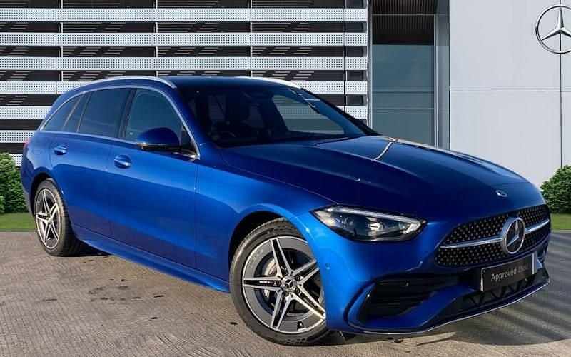 Used 2025 Mercedes C300e AMG Line Premium Plus Estate | £31,614 (Super price) - Image 1/4