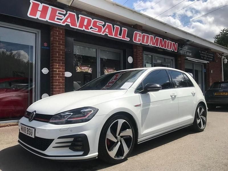 White Used 2018 VW Golf VII GTI Hatchback | £17,000 (Fair price) - Image 1/4