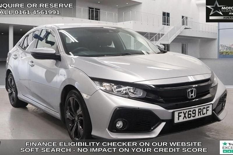 Silver Used 2019 Honda Civic SR Hatchback | £13,790 (Fair price) - Image 1/1