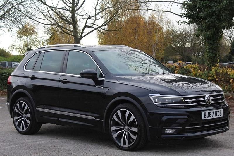 Black Used 2017 VW Tiguan R-line SUV | £13,990 (Fair price) - Image 1/1