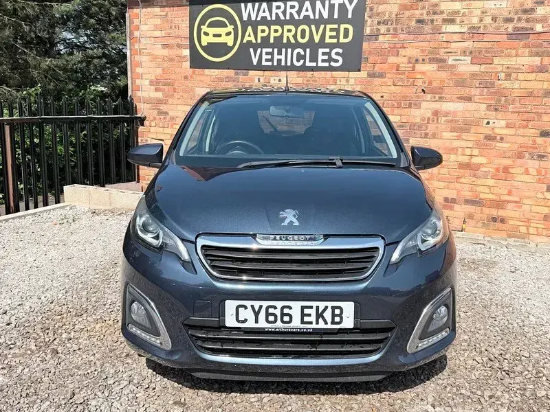 Used Peugeot 108 Allure 82 HP (60 kW) 2016 Blue Hatchback