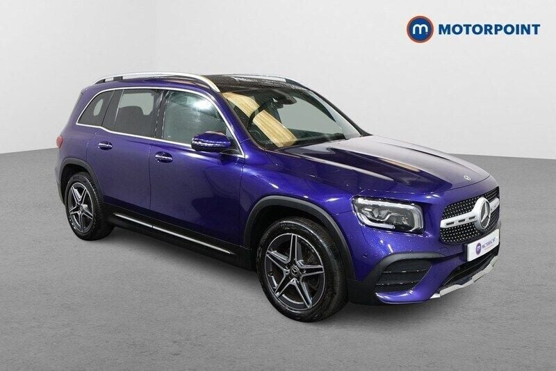 Blue Used 2022 Mercedes GLB200 AMG Line Premium Plus SUV | £29,149 (Fair price) - Image 1/4
