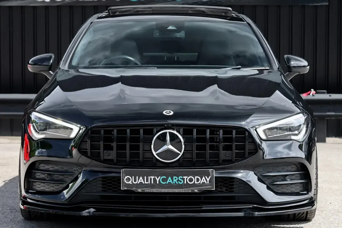 Used Mercedes CLA220 AMG Line Premium Plus 190 HP (139 kW) 2021 Black Coupe