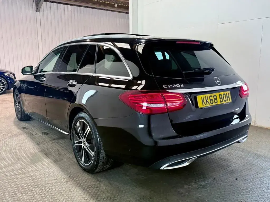 Used Mercedes C220 Premium Plus 2019 Black Estate