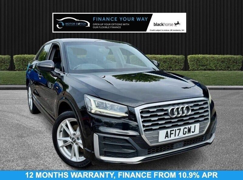 Black Used 2017 Audi Q2 S-Line SUV | £11,095 (A bit pricey) - Image 1/4