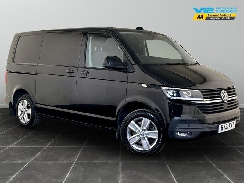 Black Used 2021 VW T6.1 Highline Van | £22,495 (Super price) - Image 1/2