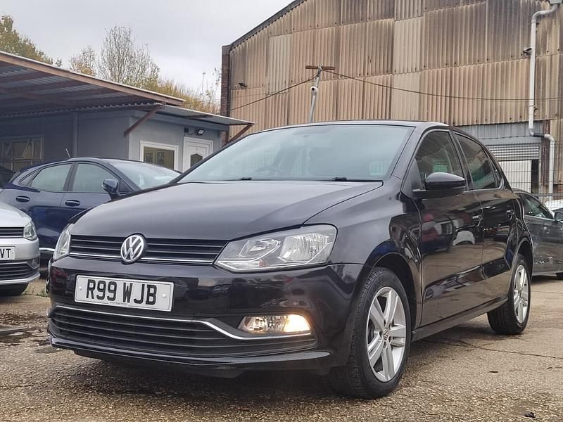Used VW Polo Match 74 HP (54 kW) 2017 Black Hatchback