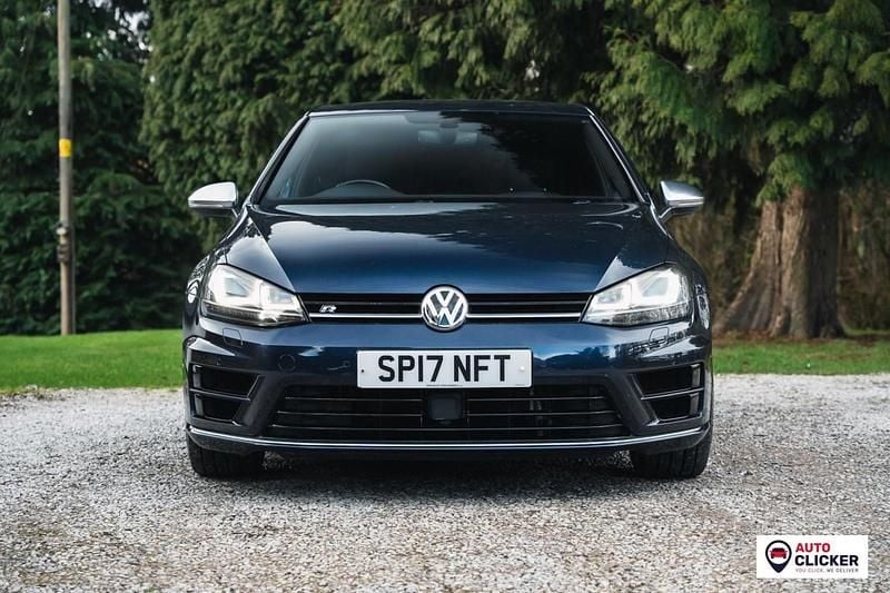 Used VW Golf VII R 2017 Blue Hatchback