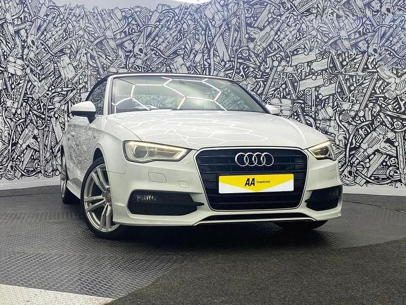 Used Audi A3 Cabriolet S-Line 150 HP (110 kW) 2015 White Cabriolet