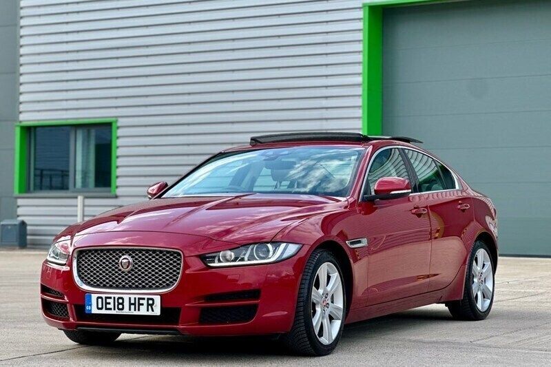 Red Used 2018 Jaguar XE Ingenium Sedan | £10,495 (Fair price) - Image 1/1