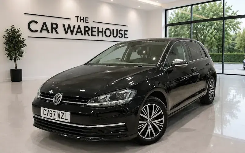 Used VW Golf VII SE 110 HP (80 kW) 2017 Black Hatchback