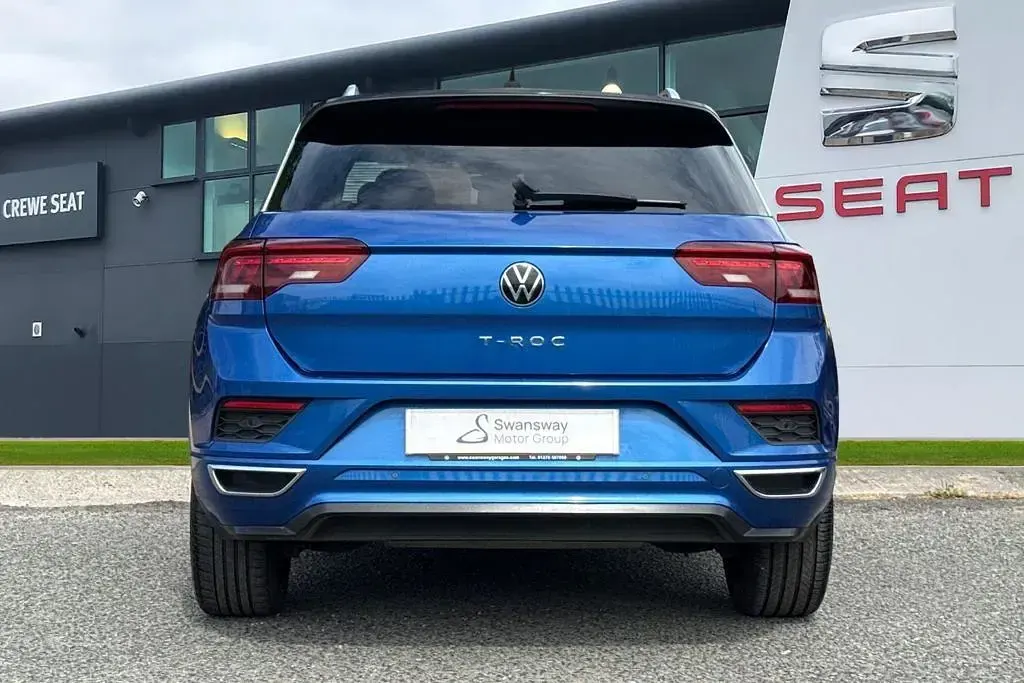 Used VW T-Roc R-line 150 HP (110 kW) 2022 Blue SUV