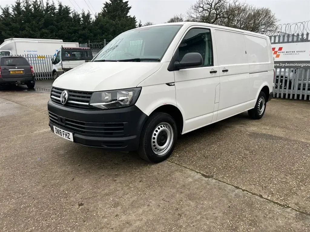 Begagnad VW Transporter Startline 2018 Vit Van