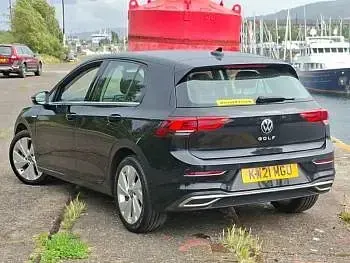 Used VW Golf VII Style 130 HP (95 kW) 2021 Black Hatchback