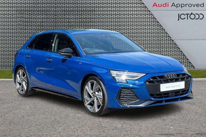 Blue Used 2025 Audi A3 Black Edition Hatchback | £30,988 (Expensive) - Image 1/4