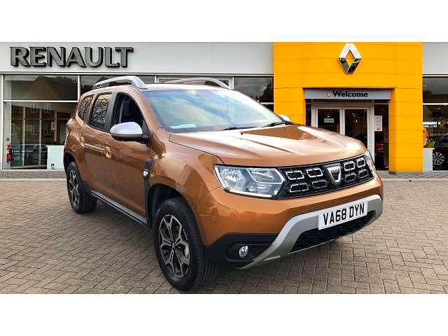 Orange Used 2019 Dacia Duster Prestige SUV | £9,651 (Fair price) - Image 1/4