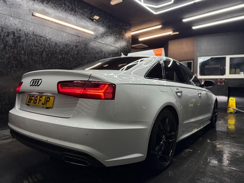 Used Audi A6 Black Edition 190 HP (139 kW) 2018 White Sedan