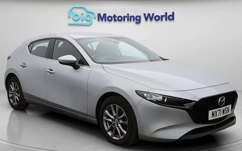 Silver Used 2021 Mazda 3 Hatchback | £12,400 (Fair price) - Image 1/4
