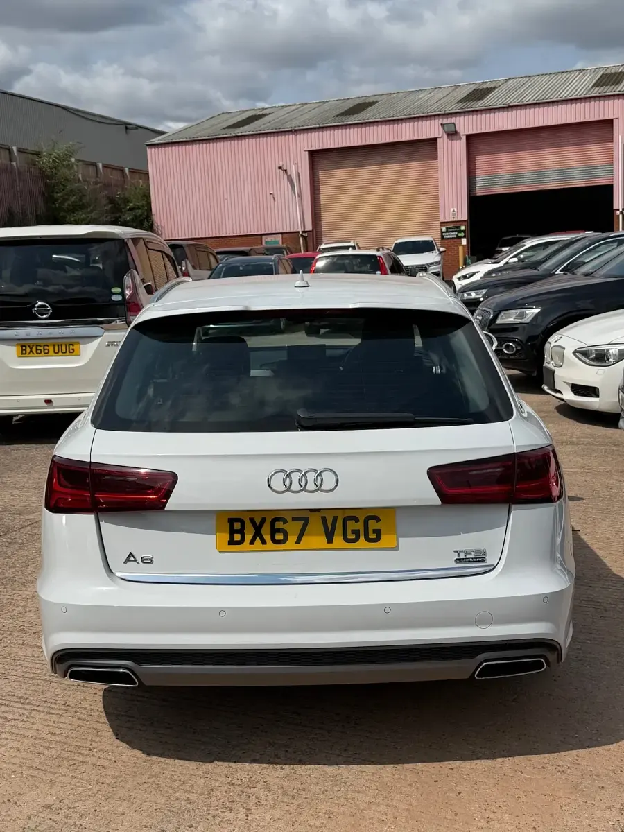 Used Audi A6 S-Line 252 HP (185 kW) 2017 White Estate