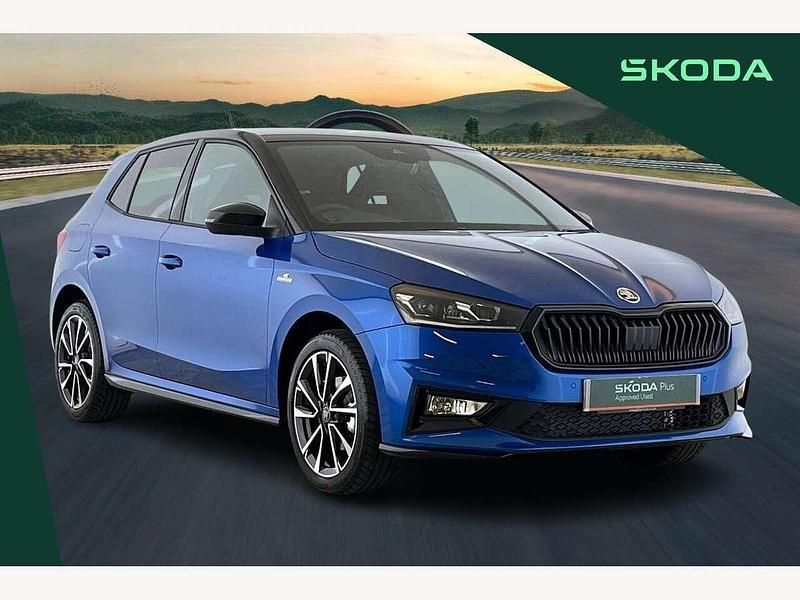 Race blue Used 2025 Skoda Fabia Monte Carlo Hatchback | £23,390 (Expensive) - Image 1/3