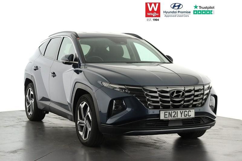 Blue Used 2021 Hyundai Tucson Premium SUV | £20,399 (Good price) - Image 1/3
