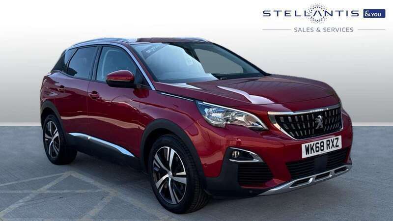 Red Used 2018 Peugeot 3008 Allure SUV | £11,991 (Fair price) - Image 1/4
