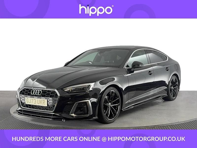 Black Used 2023 Audi A5 S-Line Hatchback | £26,720 (Fair price) - Image 1/4