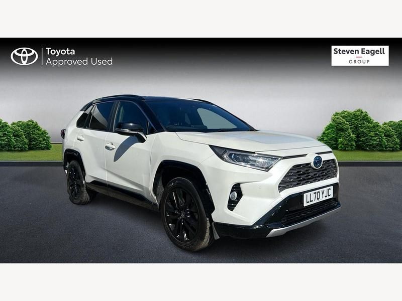 Used Toyota RAV4 2021 White/black SUV