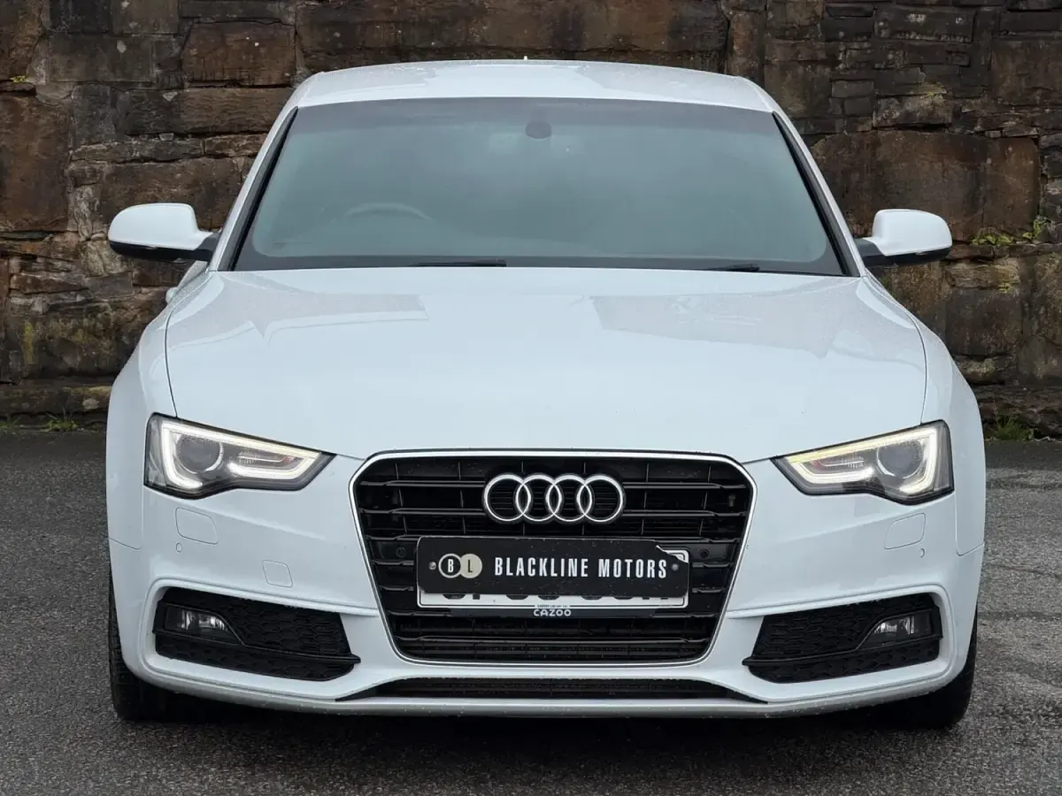Used Audi A5 Sportback S-Line 245 HP (180 kW) 2015 White Hatchback