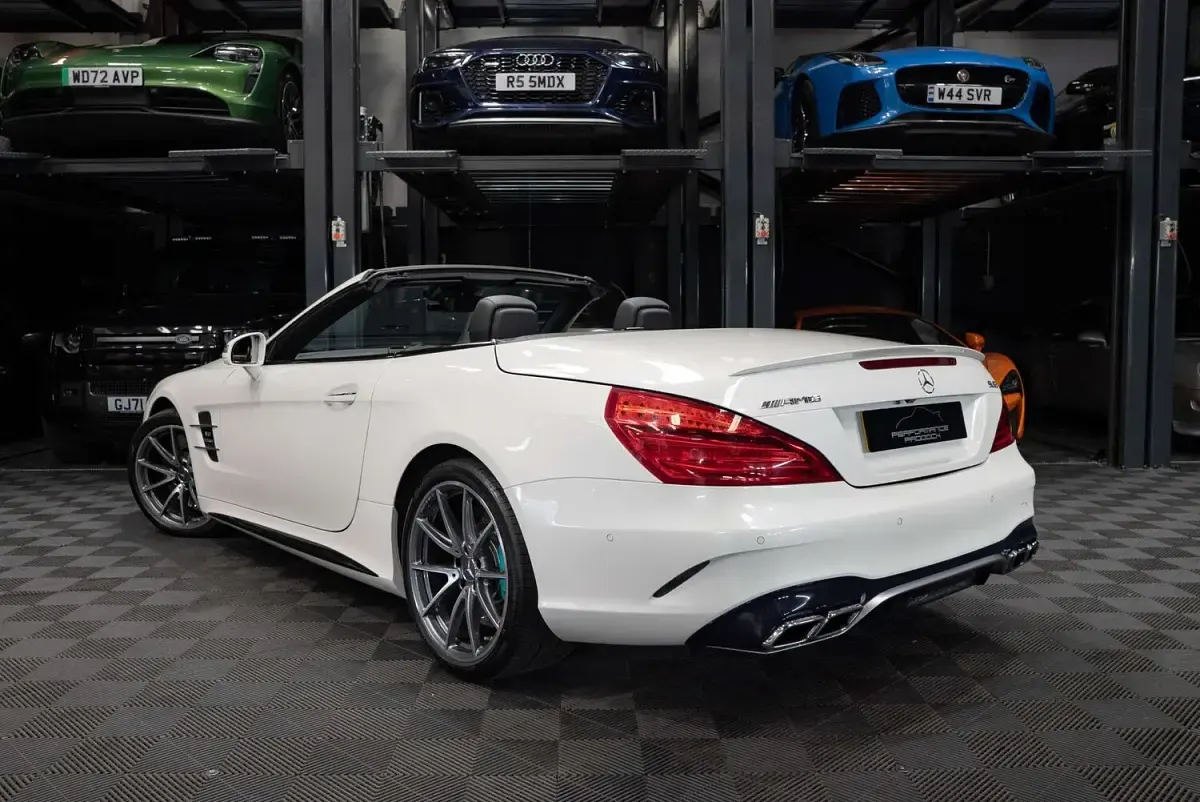 Used Mercedes SL63 AMG 2017 White Cabriolet