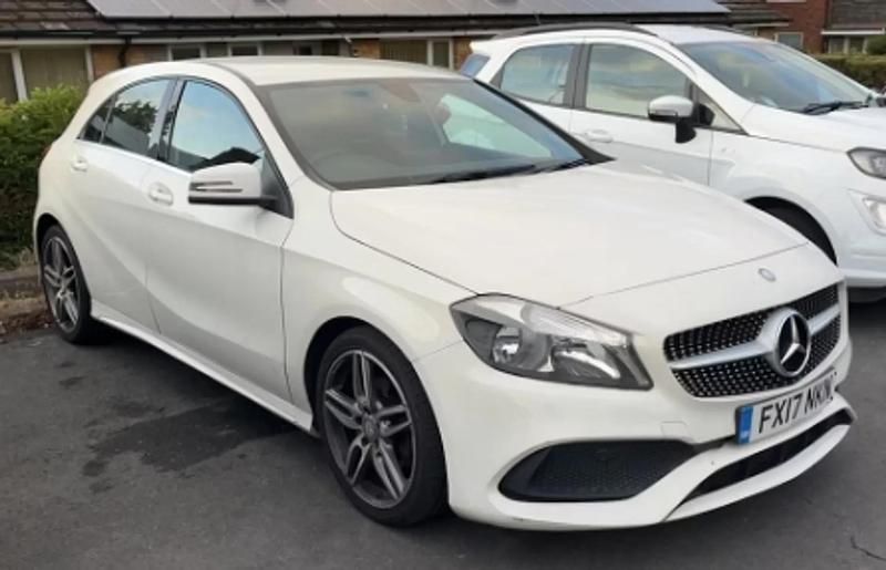 White Used 2017 Mercedes A160 AMG line Hatchback | £12,399 (Fair price) - Image 1/1