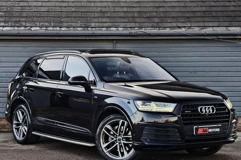Black Used 2017 Audi Q7 S-Line SUV | £25,689 (Expensive) - Image 1/1