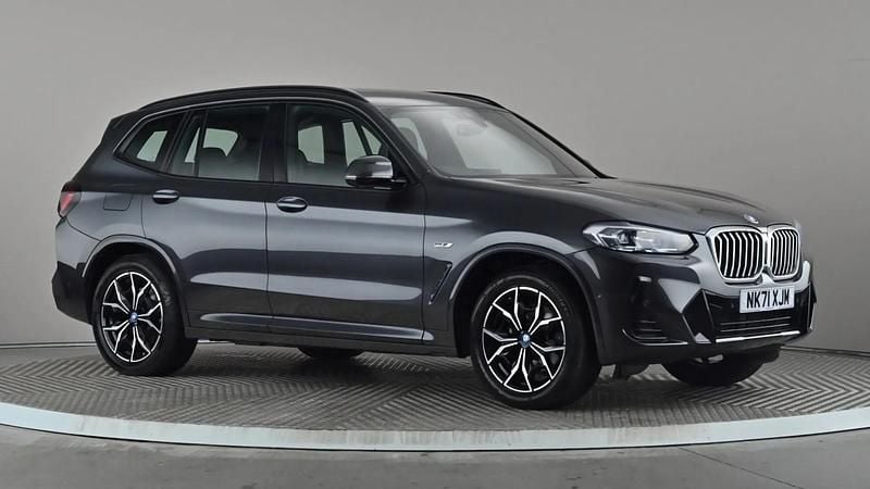 Grey Used 2021 BMW X3 M Sport SUV | £38,498 - Image 1/4