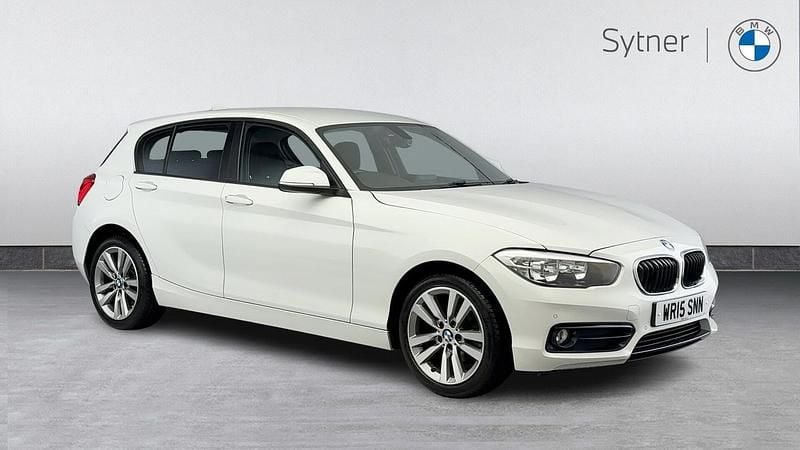 Used BMW 118 Sport Line 134 HP (98 kW) 2015 White Hatchback