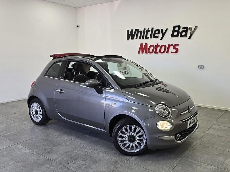Electroclash grey Used 2019 Fiat 500C Lounge Cabriolet | £8,490 (Fair price) - Image 1/4