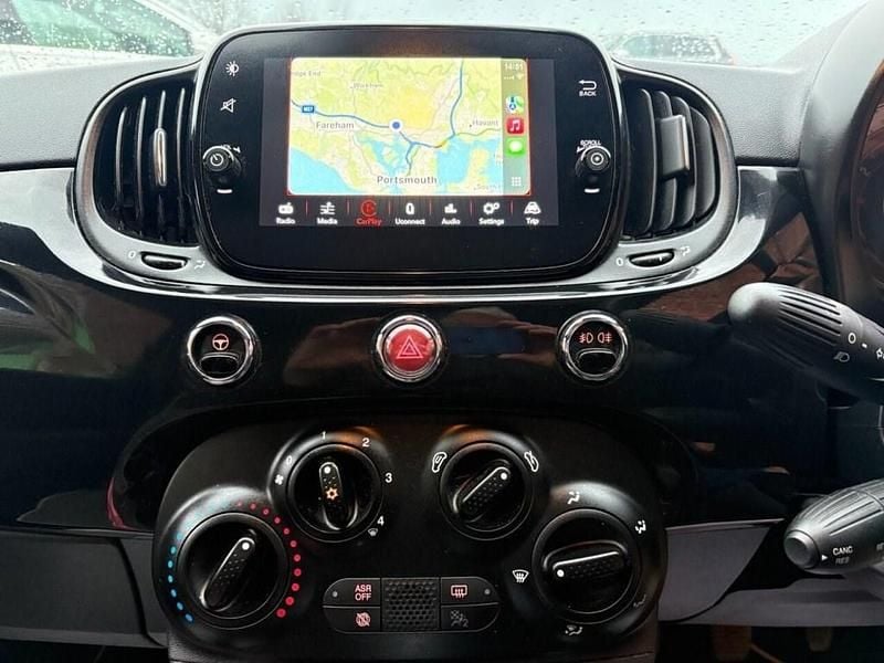 Used Fiat 500 Lounge 70 HP (51 kW) 2020 Black Hatchback