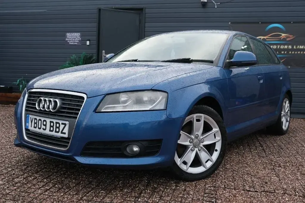 Begagnad Audi A3 Sport 160 HK (117 kW) 2009 Blå Halvkombi